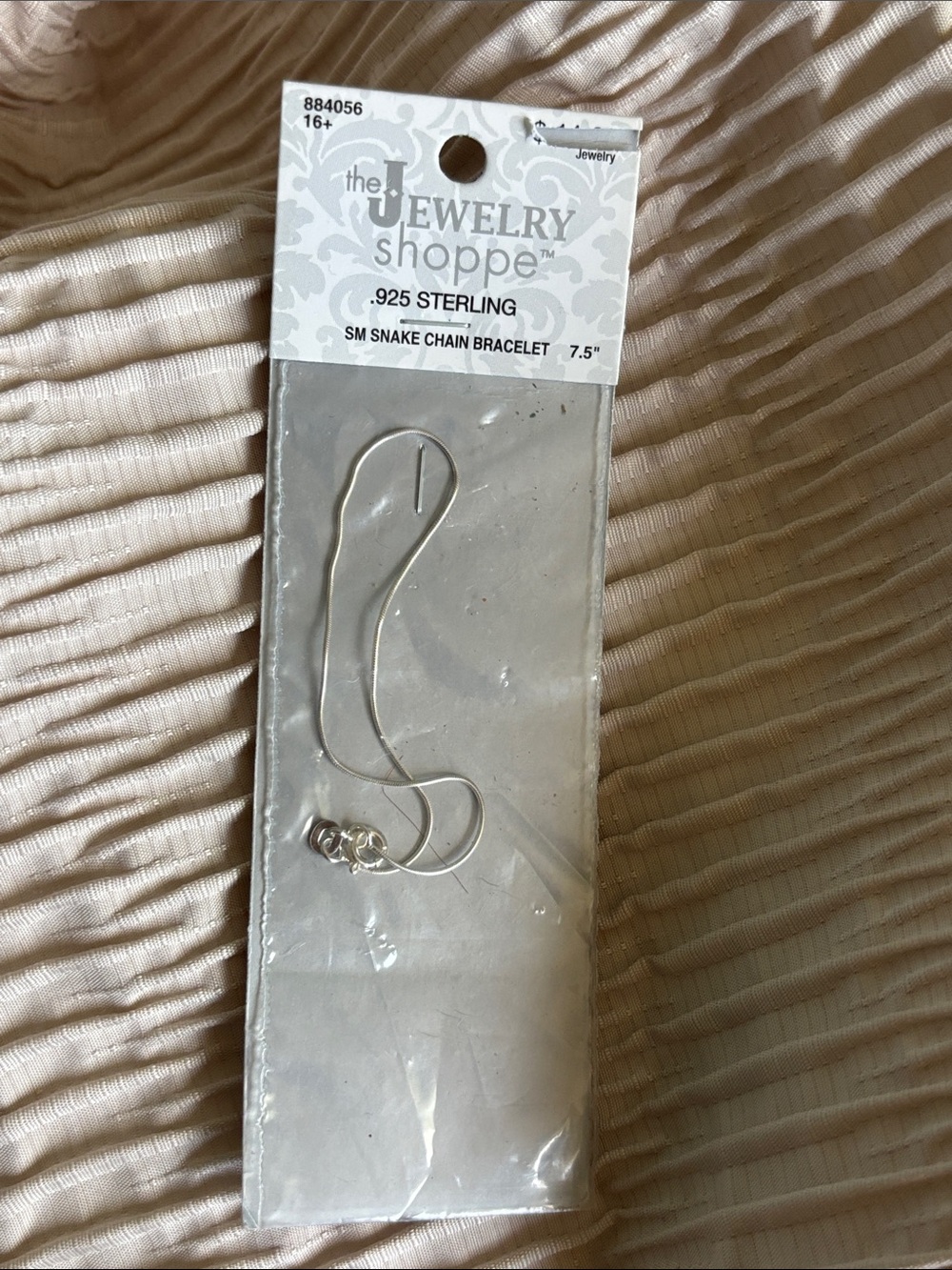 NEW .925 Sterling Silver Snake Link Chain Bracelet - Women’s Fine Jewelry NIP
